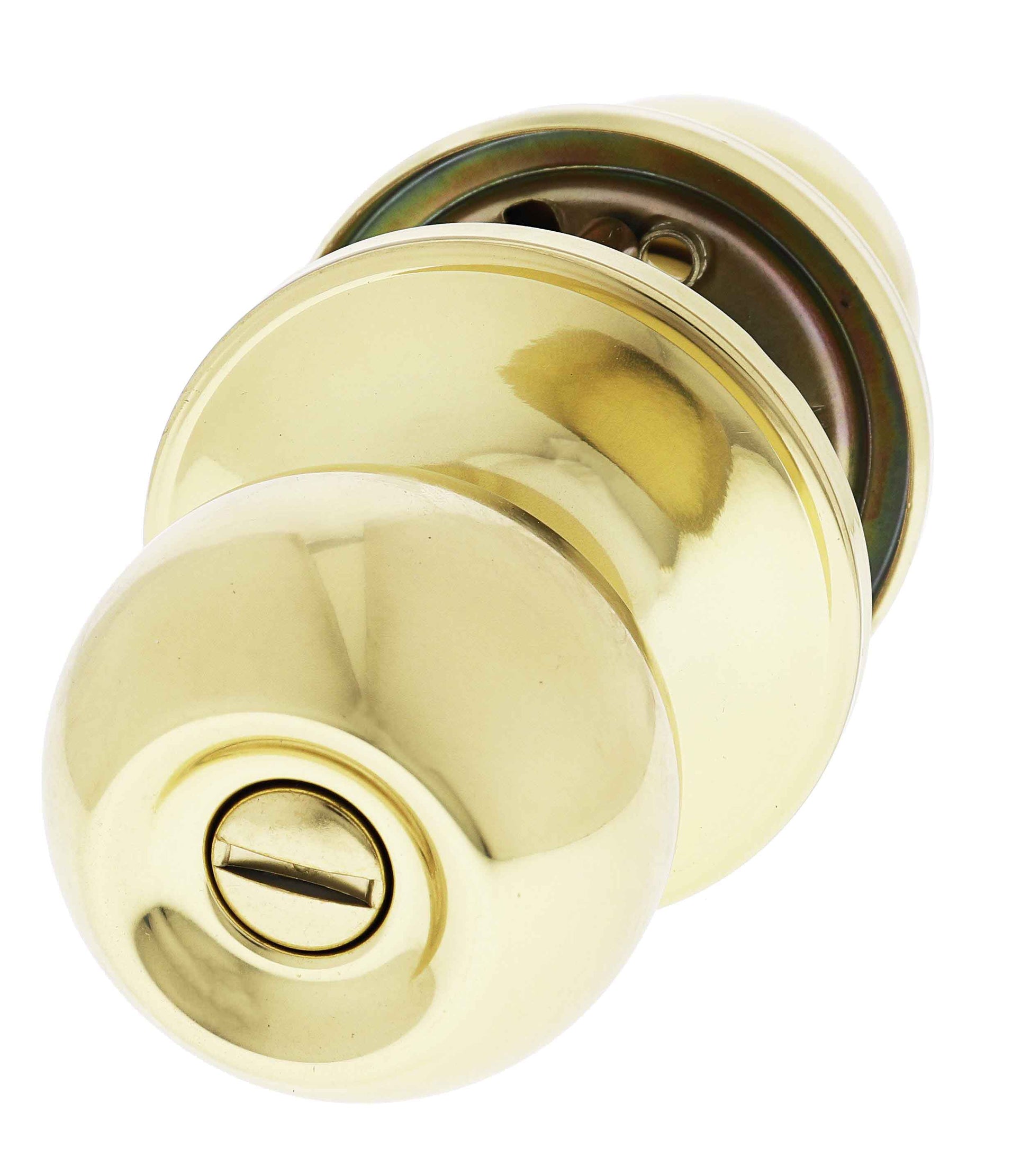 Carbine Aintree SS9000 Tiebolt Privacy set, , , Boxed, Polished Brass