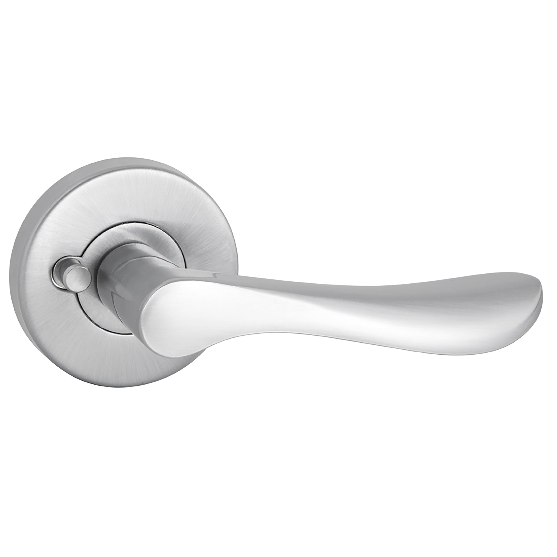 Choice Florence Privacy Lever Set in Satin Chrome