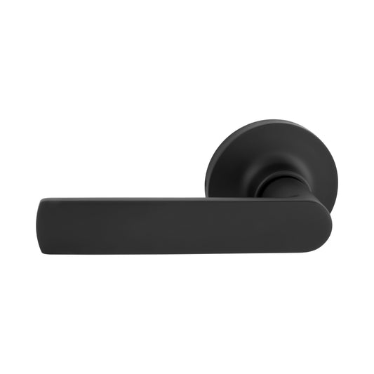 TradePro Round Rose Bela Dummy Trim Lever in Matt Black