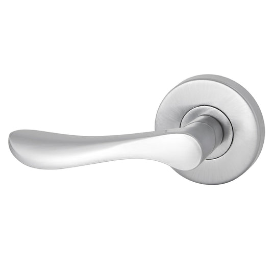 Choice Florence Left Handed Dummy Trim Lever in Satin Chrome