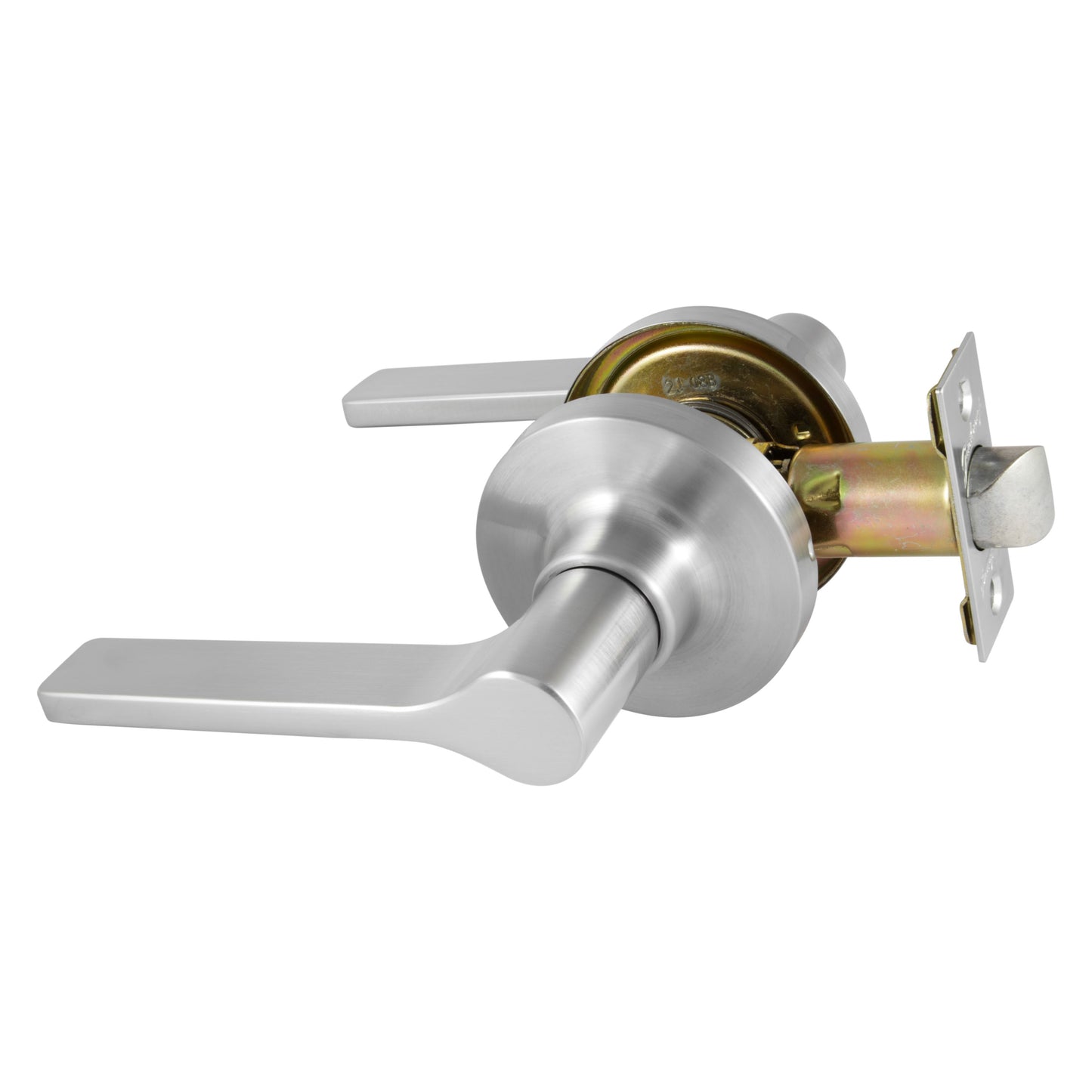 TradePro Adel Passage Lever Set in Satin Chrome